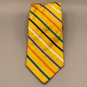 Allea Milano Striped 100% silk Men's Neck Tie